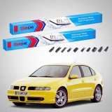 Cumpara ieftin Ștergătoare Seat Leon 1M1 1998-2006 | Set Față Flat &ndash; TeamCar&reg;
