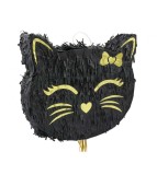 Pinata petrecere model pisica neagra, dimensiune 35 x 7,5 x 37 cm