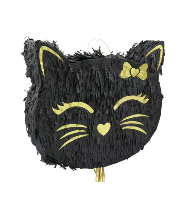 Pinata petrecere model pisica neagra, dimensiune 35 x 7,5 x 37 cm