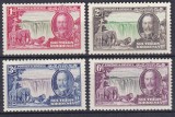 DB1 Colonii Rodezia de Sud Fauna Africana Elefant Leu Girafa Rhodesia 1935 KGV 25 ani Domnie 4 v. MNH