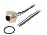 Conector M12 soclu PIN 4 tată 0,5m LUMBERG AUTOMATION A-DeviceNet CANopen
