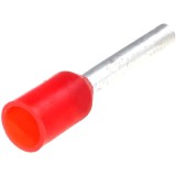 Terminal cablu 1mmp 10mm izolat rosu