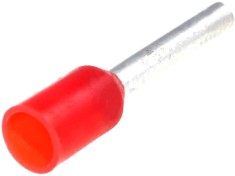 Terminal cablu 1mmp 10mm izolat rosu