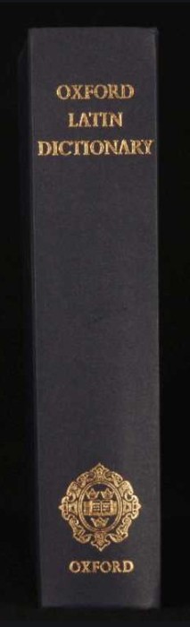 Oxford Latin Dictionary 2009 32 cm 2126p