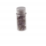 Sticla cu cristale naturale ametist brut mica - 4cm, Stonemania Bijou