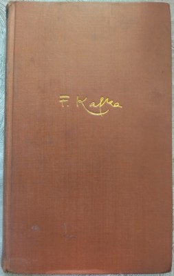 FRANZ KAFKA - ERZAHLUNGEN UND KLEINE PROSA (1935, SCHOCKEN VERLAG - BERLIN) foto