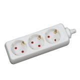 Prelungitor 1.5m 3 prize, alb, Inlet