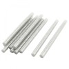Pachet Set 1 kg batoane silicon argintiu cu sclipici 11 mm, 20 cm, 50 buc, Oem
