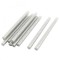 Pachet Set 1 kg batoane silicon argintiu cu sclipici 11 mm, 20 cm, 50 buc