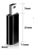 Adaptor Type C la Mini USB