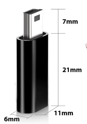 Adaptor Type C la Mini USB foto