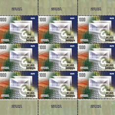 BELARUS 2008 EUROPA CEPT - SCRISOARE -Serie 2 timbre in 2 coali de 9 MNH**