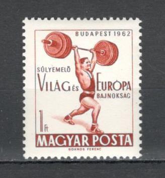 Ungaria.1962 C.E. si C.M. de haltere SU.205 foto