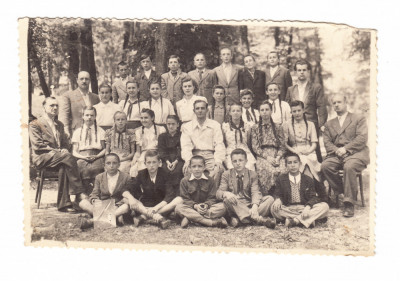 Foto clasa de elevi, 1954 foto