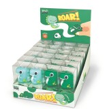 Radiera Roar, Dinozaur 3D, 2 culori (24 buc/display)