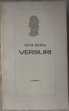 EMIL BOTTA - VERSURI: INTUNECATUL APRIL / PE-O GURA DE RAIU / VINERI (1971) [DEDICATIE / AUTOGRAF PT ION IACOBESCU]