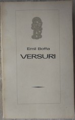 EMIL BOTTA - VERSURI: INTUNECATUL APRIL / PE-O GURA DE RAIU / VINERI (1971) [DEDICATIE / AUTOGRAF PT ION IACOBESCU]