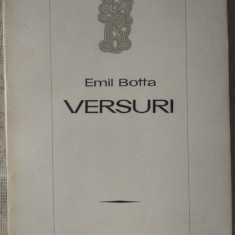 EMIL BOTTA-VERSURI:INTUNECATUL APRIL/PE-O GURA DE RAIU/VINERI,dedicatie/autograf