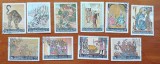 YEMEN-REGAT-''SERII TEMATICE COMPLETE-PICTURI-10VAL.stampilate -Vezi-Scan