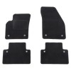 Set covorase auto mocheta Velor Volvo V50 (MS/MW), 10.2003-05.2012, negru,
