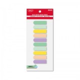 Bloc notes adeziv index plastic pastel, 45x12 mm DACO, BN302