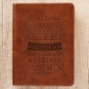 Journal Lux-Leather Be Strong &amp; Courageous Josh 1: 9
