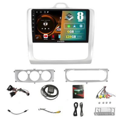 Navigatie Ford Focus 2 2004 - 2011 dedicata Android 13, MaxTech&amp;reg;, 9 inch, 6 GB Ram 128 GB Rom, GPS, foto