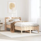 VidaXL Cadru de pat fără saltea, 90x200 cm, lemn masiv pin