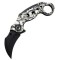 Cutit Karambit pliabil Foxter CS:GO Claw, 18 cm, otel inoxidabil, clema agatare
