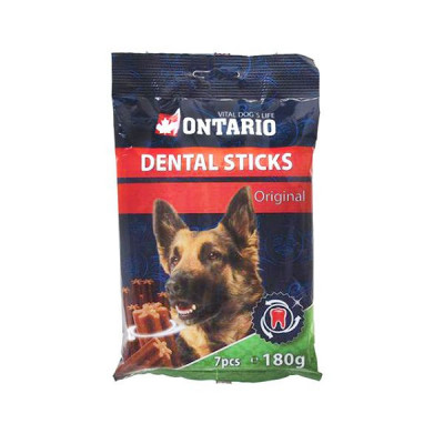 Ontario Dental Sticks Original &amp;ndash; chewing sticks for dogs, 180g foto