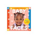 Baby Faces (a Tummy Time, High Contrast, Accordian Board Book with Mirror for Infants)