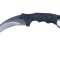 Cutit de vanatoare karambit IdeallStore&reg;, Comando Blade, 18.5 cm, argintiu