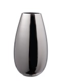Cumpara ieftin Vaza flori metal argintiu Mythri &Oslash;17x31h