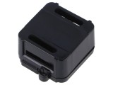 Carcasă cutie de conexiuni neagră 44,4mm X 57,2mm Y 25mm Z