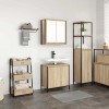 Gossi set mobilier de baie, 2 piese, stejar sonoma, lemn prelucrat