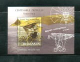 ROMANIA 2006 - CENTENARUL ZBORULUI TRAIAN VUIA, COLITA, MNH - LP 1713, Nestampilat