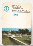 Bnk cld Calendar de buzunar 1981 - motoplanor