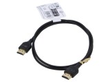 Cablu HDMI Goobay 1m negru, HDMI 2.0, HDCP 2.2, dublu ecranat