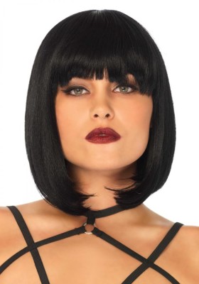 Peruca tip Bob Neagra foto