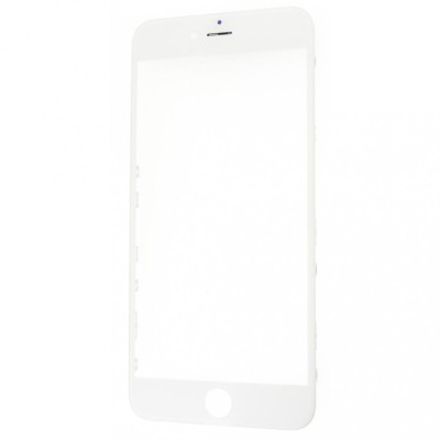 Geam Sticla + OCA iPhone 6s Plus, Complet, Alb foto