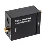 Adaptor audio DIGITAL TOSLINK la ANALOG 2x RCA mama-mama