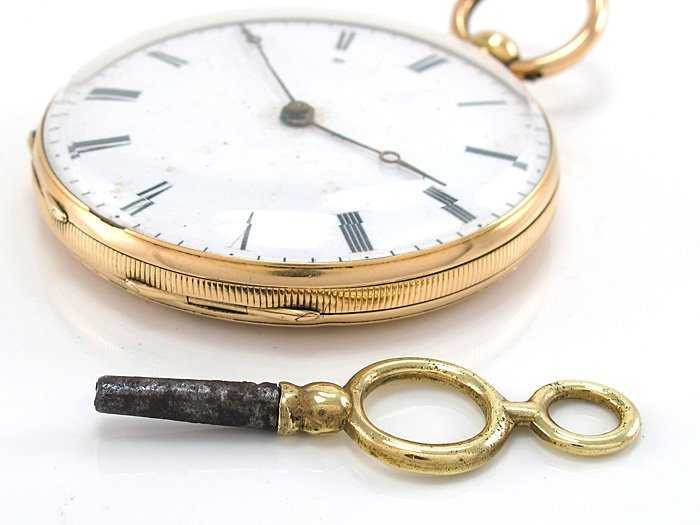 Ceas de buzunar cu cheie aur | Okazii.ro