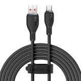 CABLU alimentare si date Baseus Pudding, Fast Charging Data Cable pt. smartphone, USB la USB Type-C 100W, 2m, negru &amp;quot;P10355703111-B2&amp;quot; (timbr