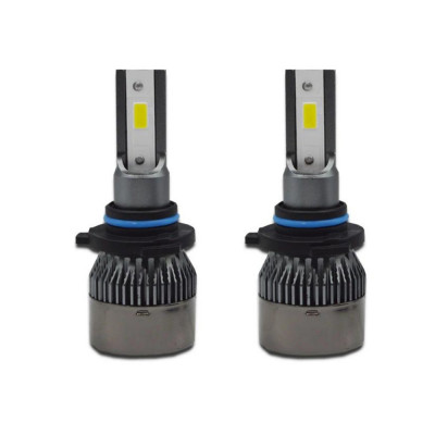 Set 2 becuri LED auto R6, 80W, 4000Lm, 6000k, Slot 9005, 48LED foto