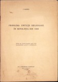 C5509N Problema unității religioase &icirc;n revoluția din 1848 de I Mateiu, 1936