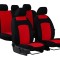 Set huse scaun auto rosu cu negru