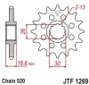 Pinion Fata 16 Dinti Pas 520 Honda CBR 600 F CBR 650 FA CBR 1000 RR Fireblade VTR 1000 Motorevolution