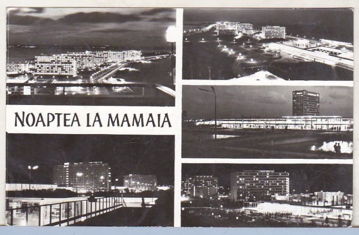 bnk cp Noaptea la Mamaia - Vedere - circulata