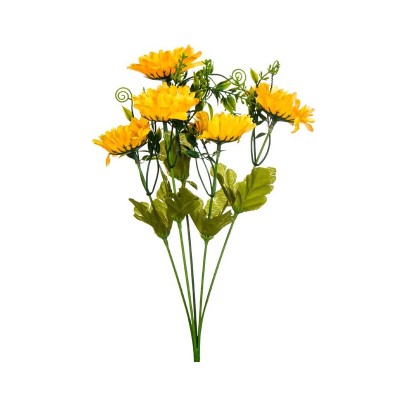 Buchet decorativ artificial, Gerbere, 37 cm, galben, ATU-081200 foto