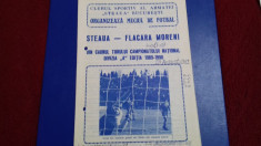 program Steaua - Flacara Moreni foto